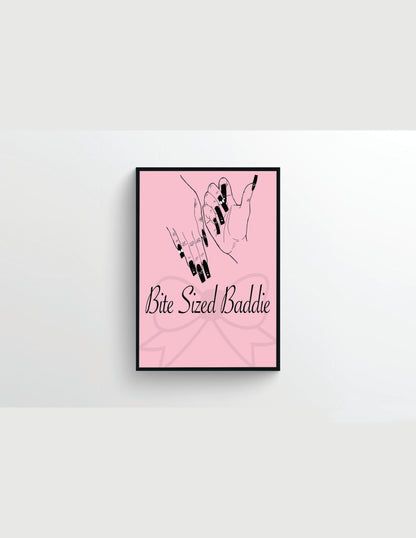Wall Decor - Bite Sized Baddie Print
