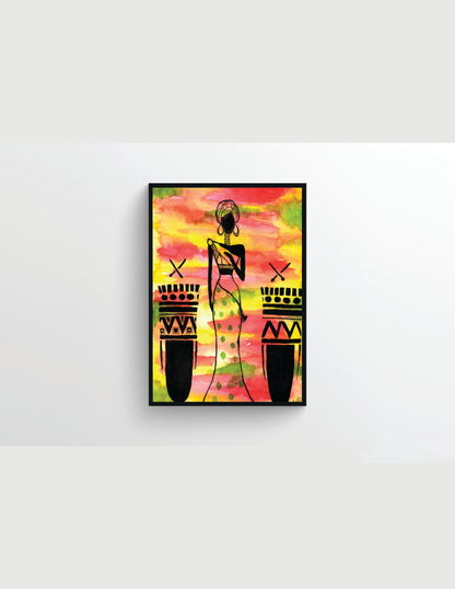 Wall Decor - Music Lady Print