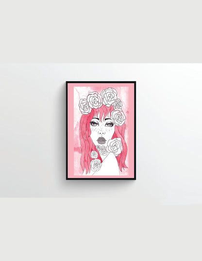 Wall Decor - Pink Lady Print